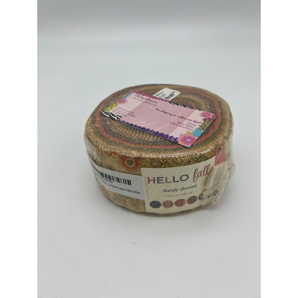 Moda Jelly Roll Sandy Gervais "Hello Fall" Precut Cotton Fabric Strips 40 Pc OOP